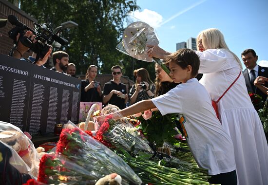 Russia Donbass War Child Victims Remembrance Day