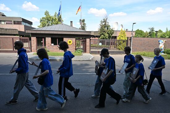 Russia Donbass War Child Victims Remembrance Day