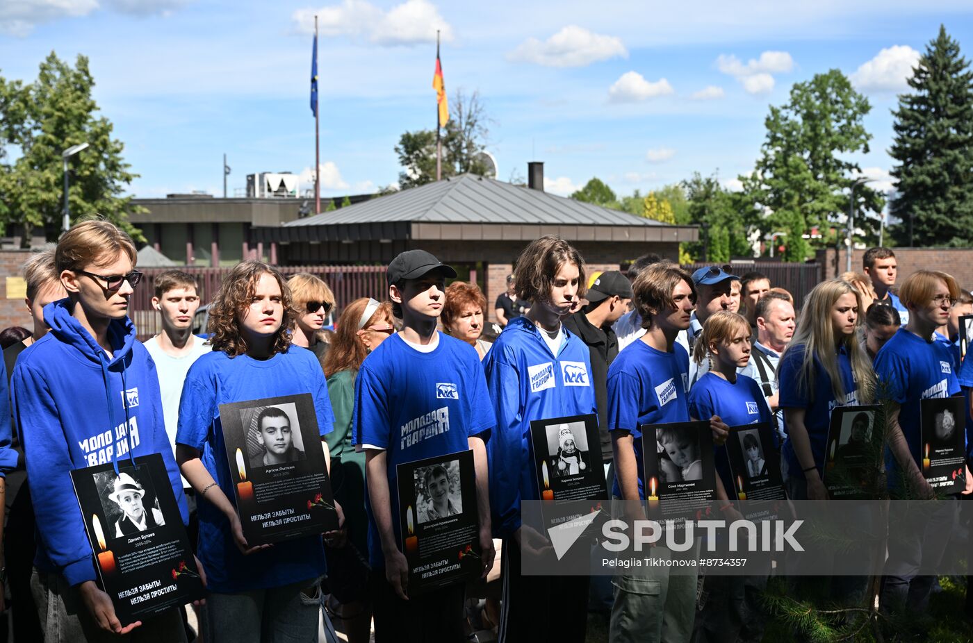 Russia Donbass War Child Victims Remembrance Day