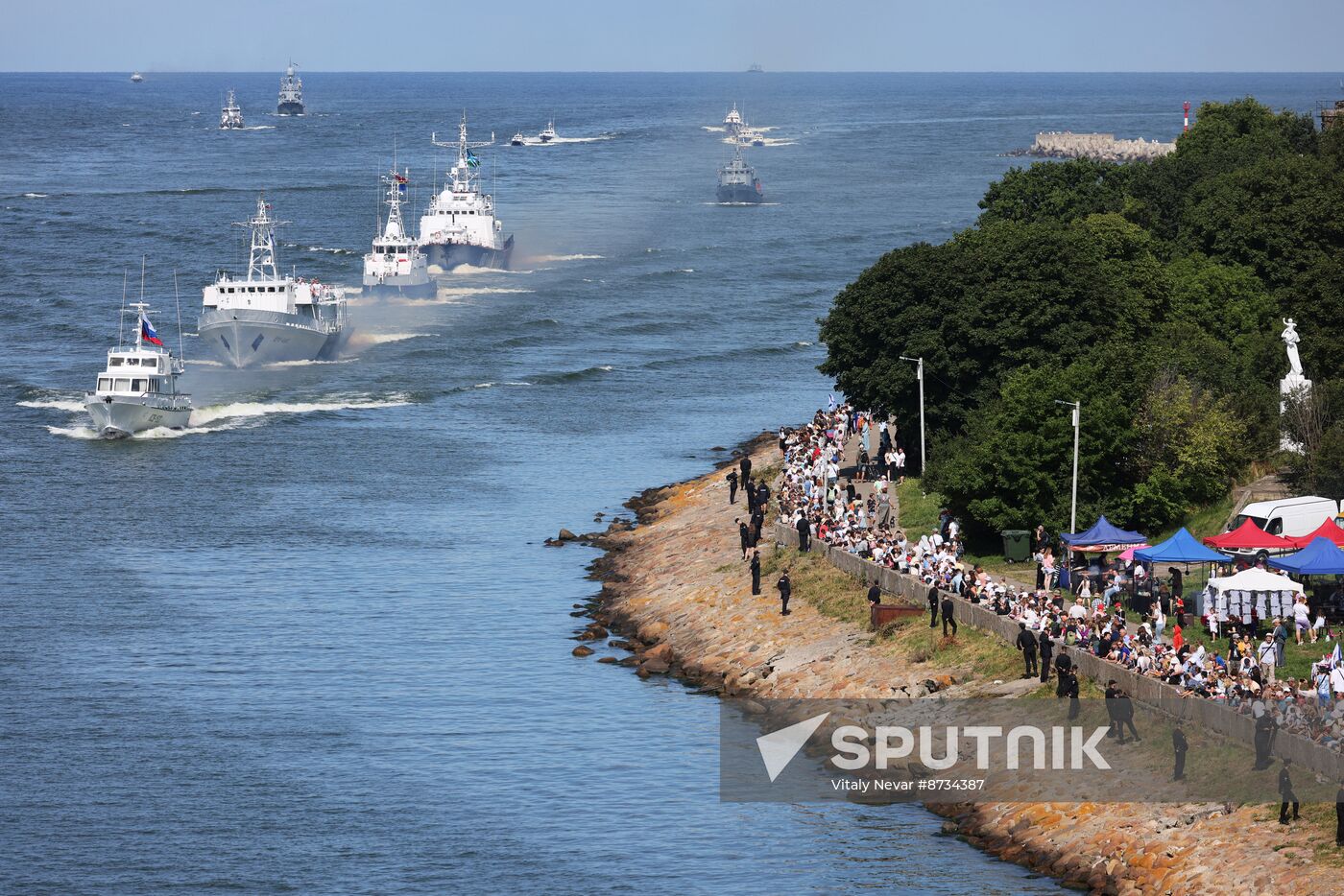 Russia Navy Day Parade Rehearsal