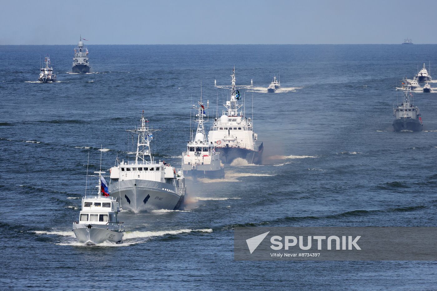 Russia Navy Day Parade Rehearsal