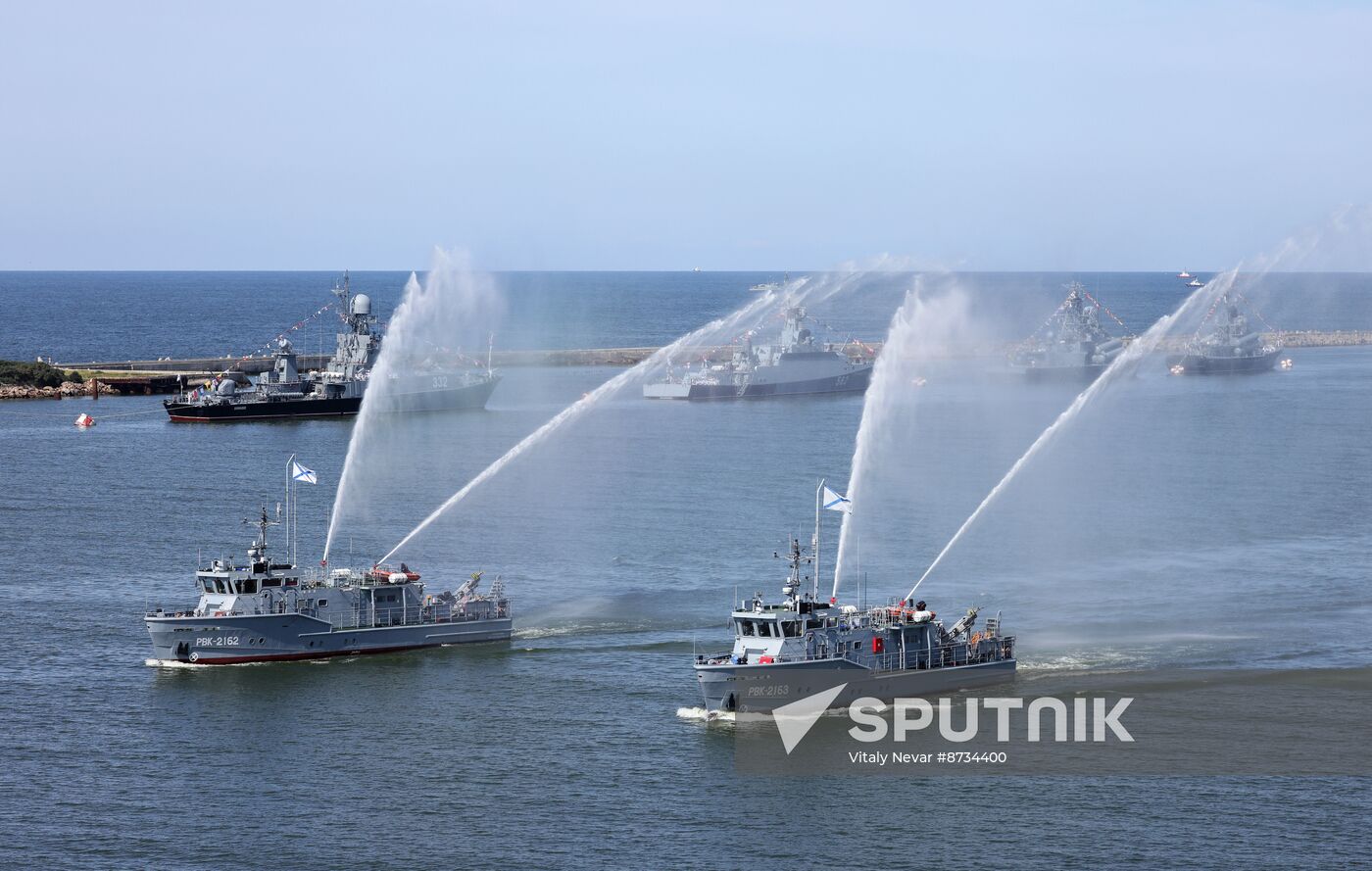 Russia Navy Day Parade Rehearsal