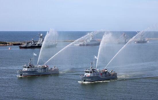 Russia Navy Day Parade Rehearsal