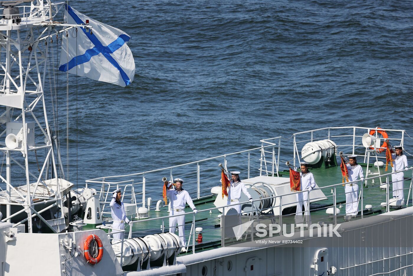 Russia Navy Day Parade Rehearsal