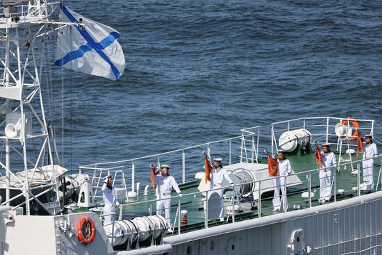 Russia Navy Day Parade Rehearsal