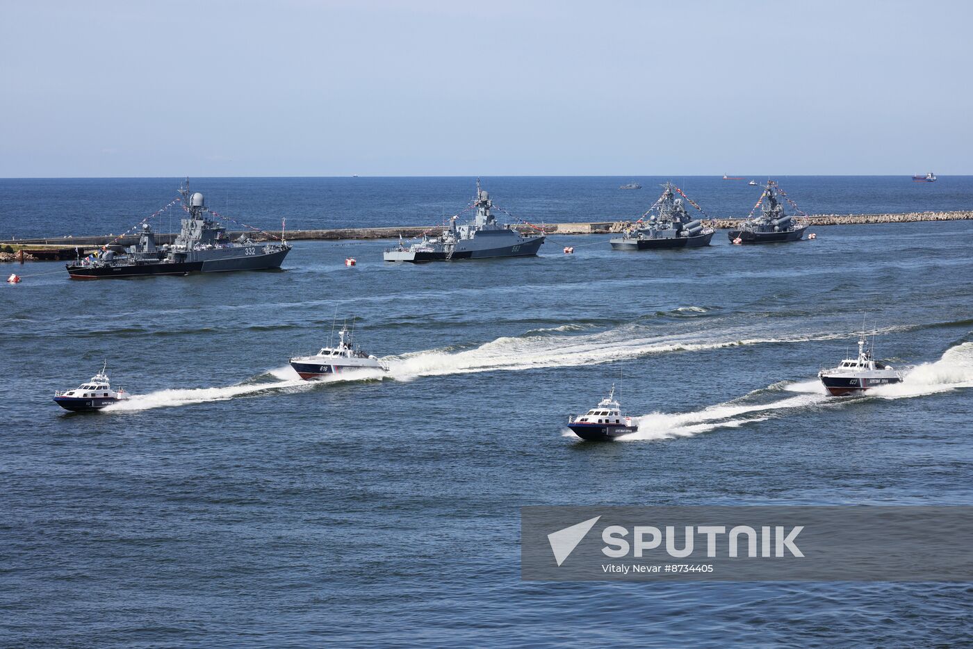 Russia Navy Day Parade Rehearsal