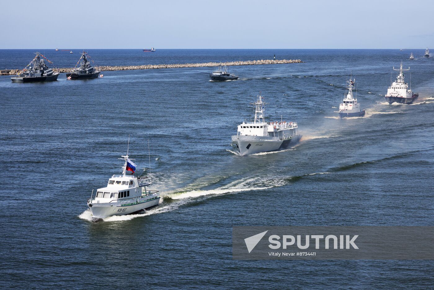 Russia Navy Day Parade Rehearsal