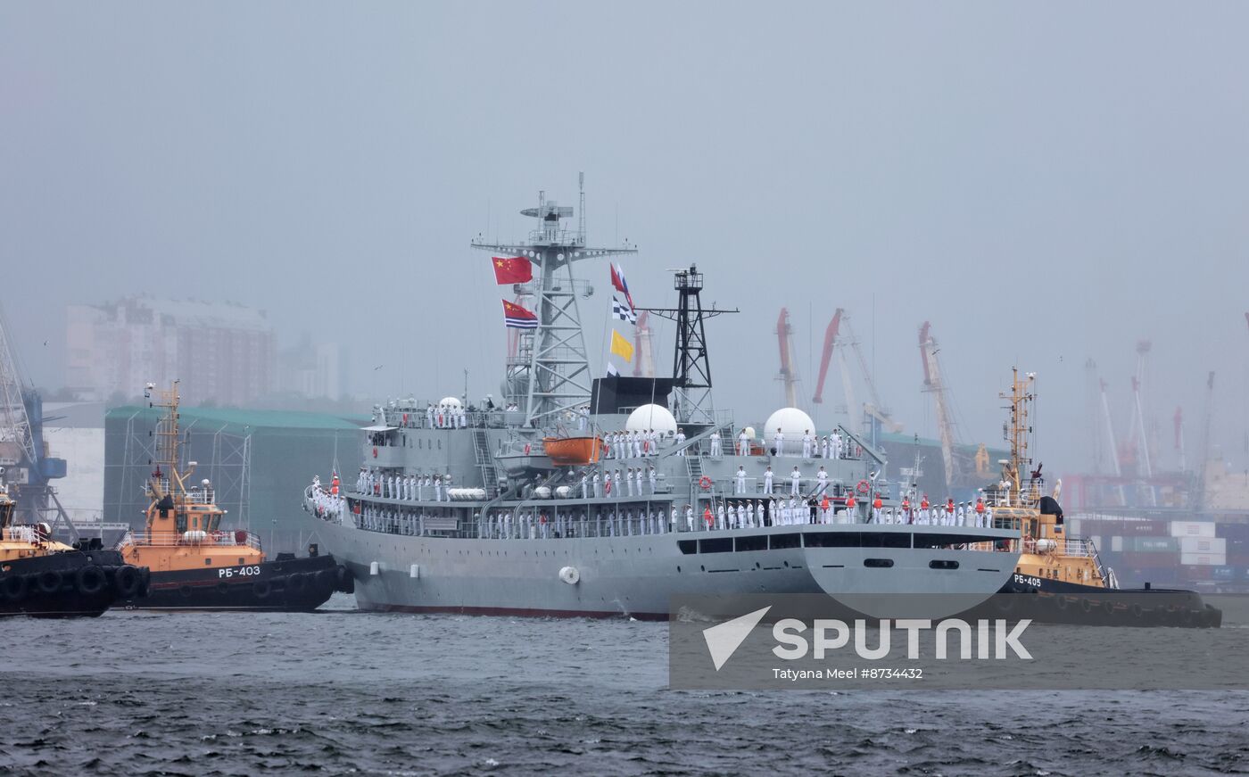 Russia China Navy