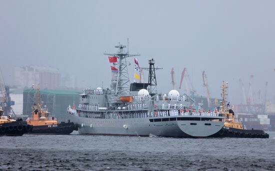 Russia China Navy