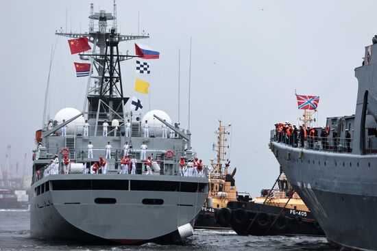 Russia China Navy