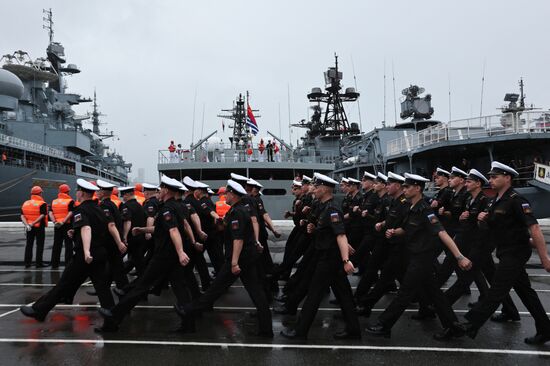 Russia China Navy