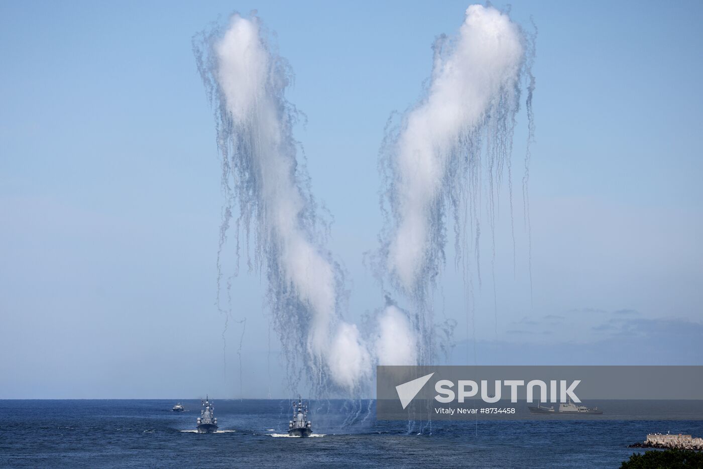 Russia Navy Day Parade Rehearsal