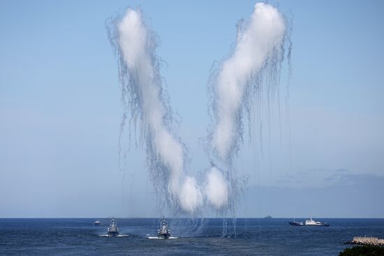 Russia Navy Day Parade Rehearsal