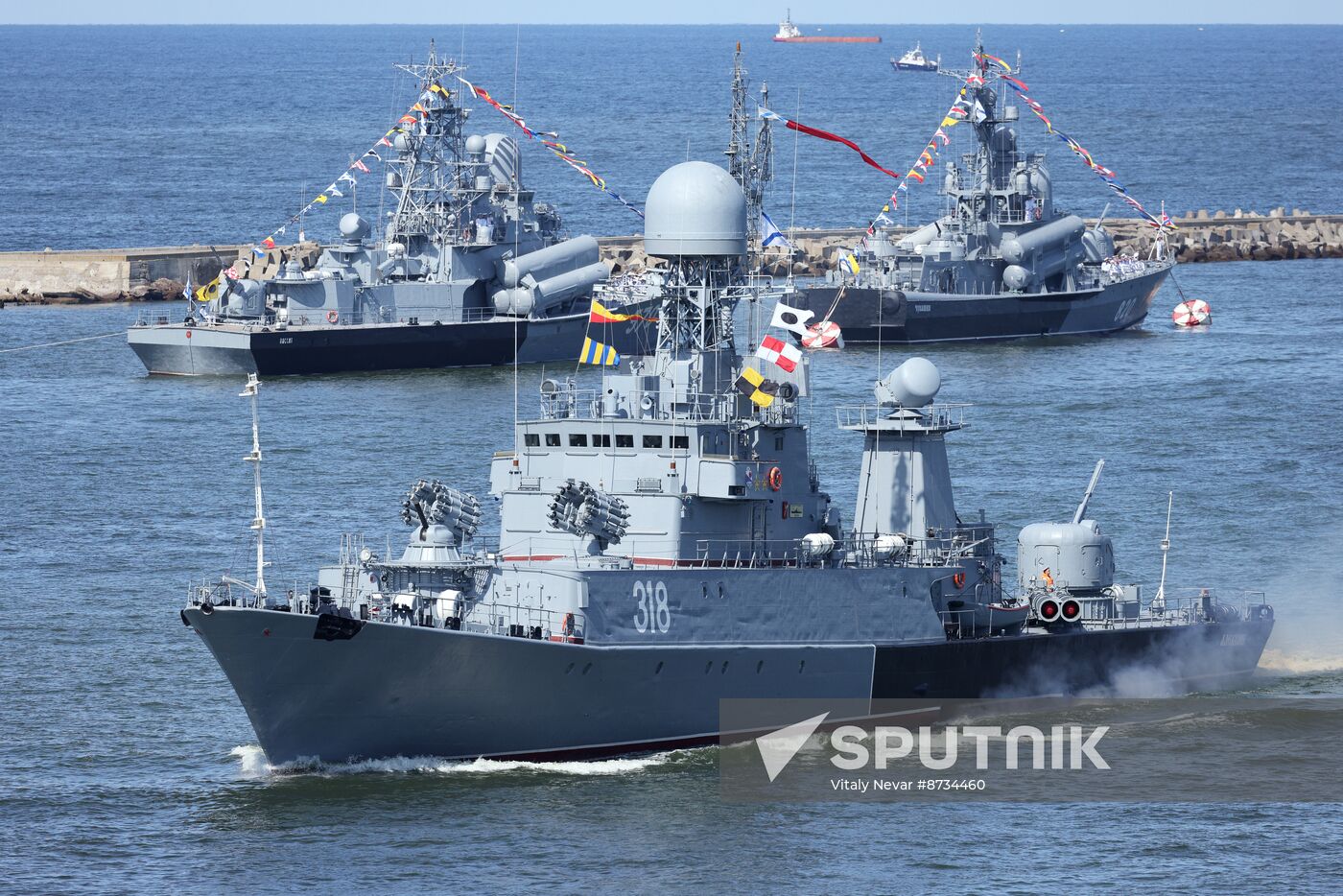 Russia Navy Day Parade Rehearsal