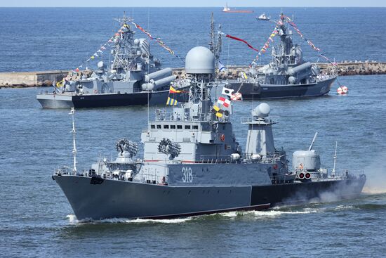 Russia Navy Day Parade Rehearsal