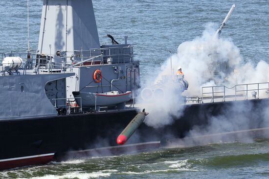 Russia Navy Day Parade Rehearsal