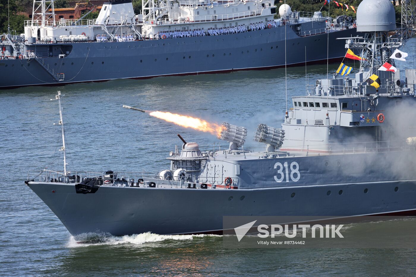 Russia Navy Day Parade Rehearsal