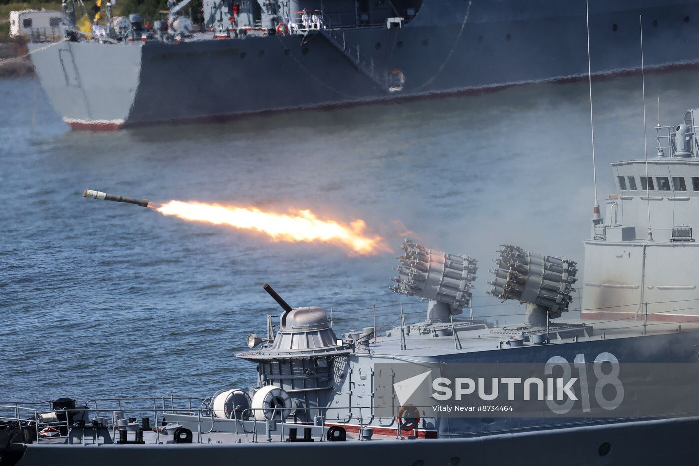 Russia Navy Day Parade Rehearsal