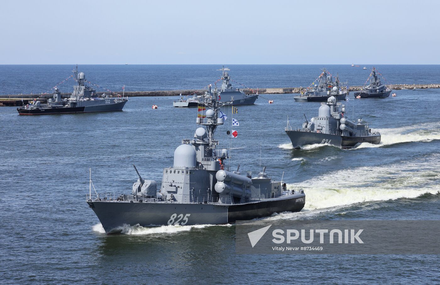 Russia Navy Day Parade Rehearsal