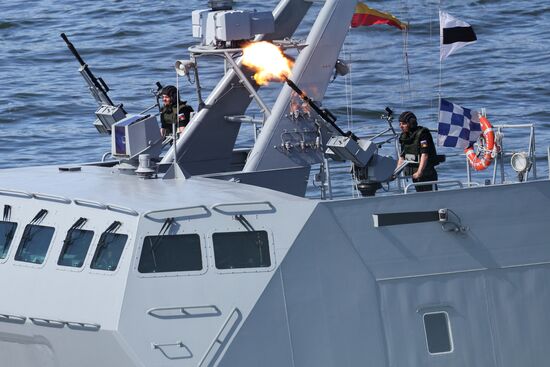 Russia Navy Day Parade Rehearsal