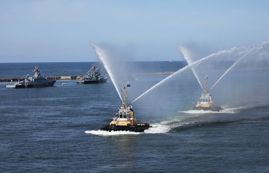 Russia Navy Day Parade Rehearsal