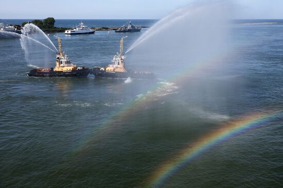 Russia Navy Day Parade Rehearsal