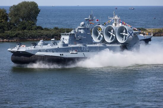 Russia Navy Day Parade Rehearsal