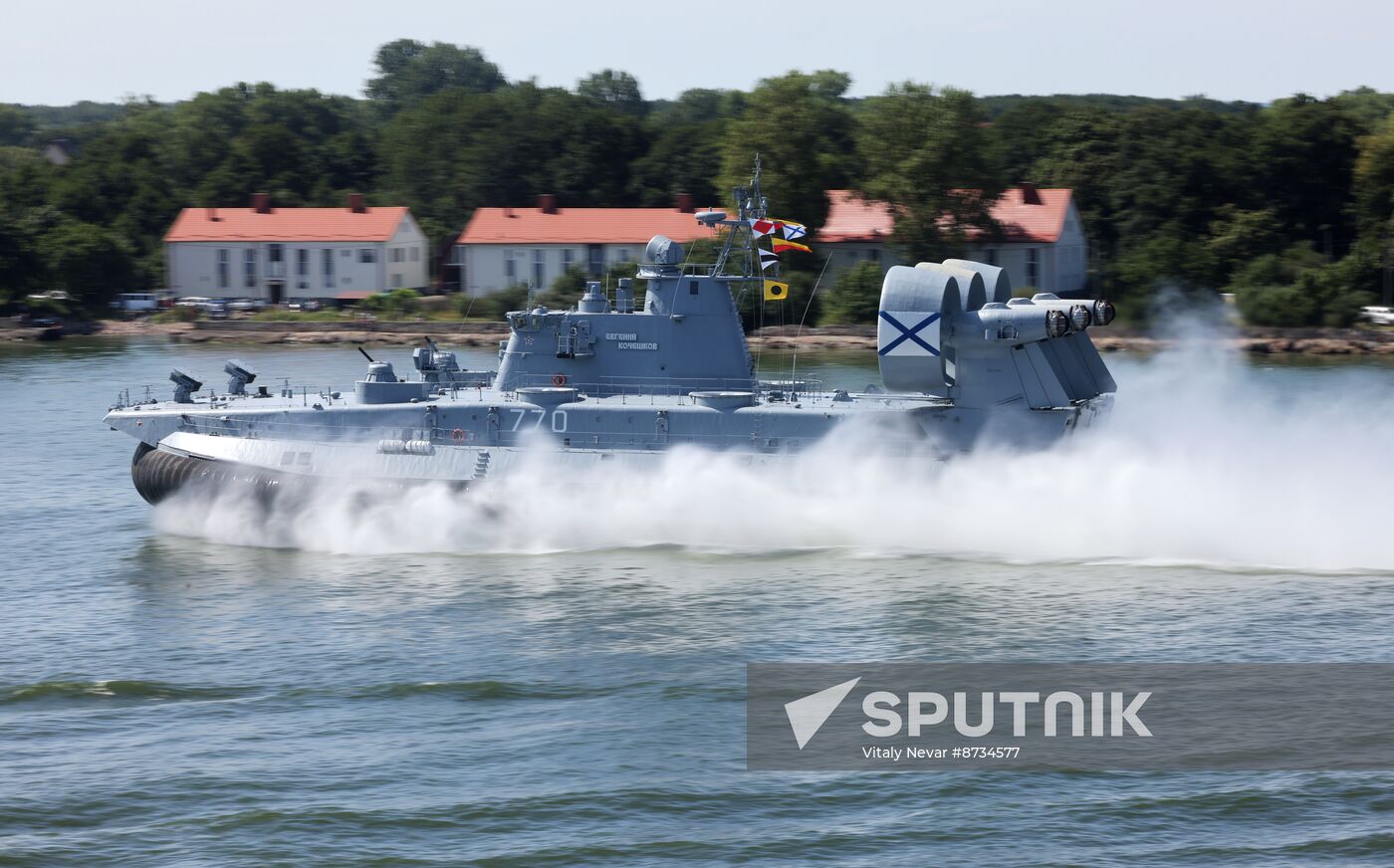 Russia Navy Day Parade Rehearsal