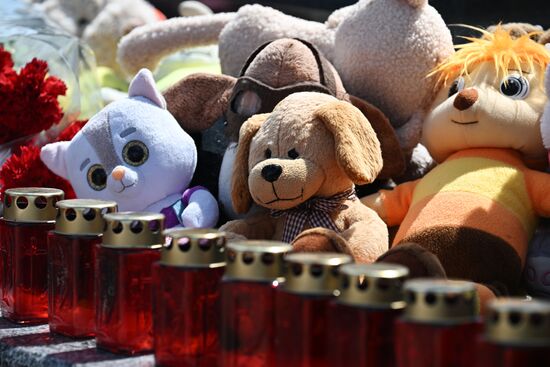 Russia Donbass War Child Victims Remembrance Day