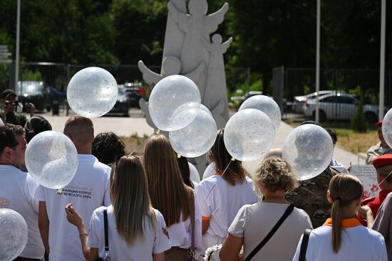 Russia Donbass War Child Victims Remembrance Day