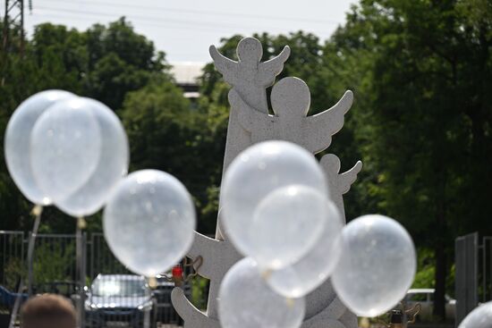Russia Donbass War Child Victims Remembrance Day