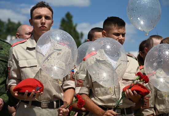 Russia Donbass War Child Victims Remembrance Day