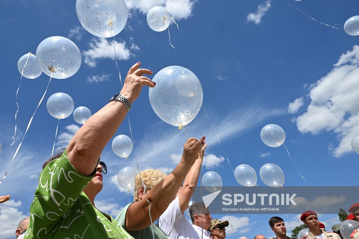 Russia Donbass War Child Victims Remembrance Day