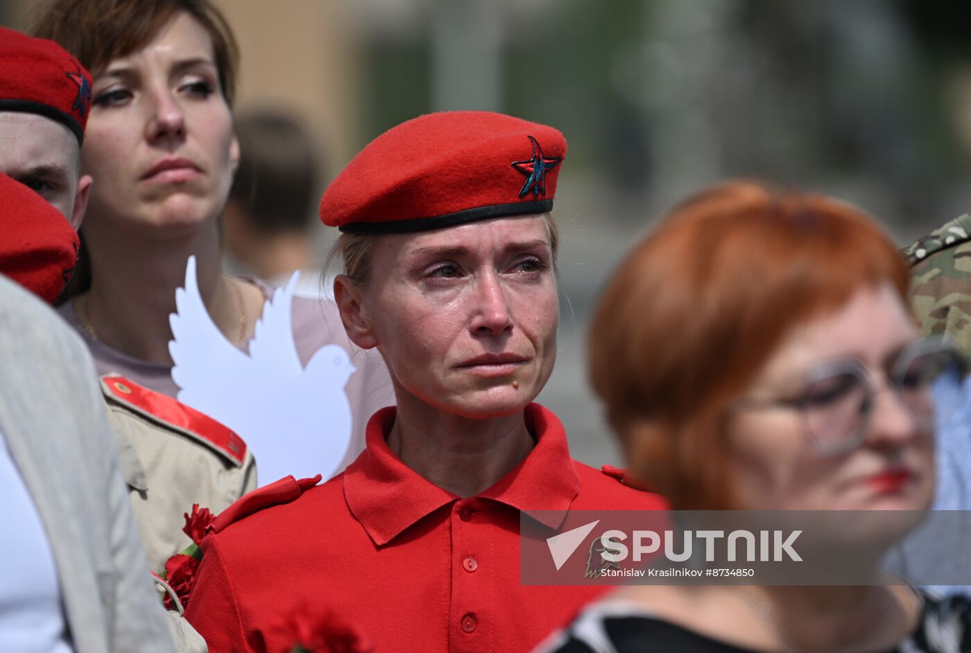 Russia Donbass War Child Victims Remembrance Day