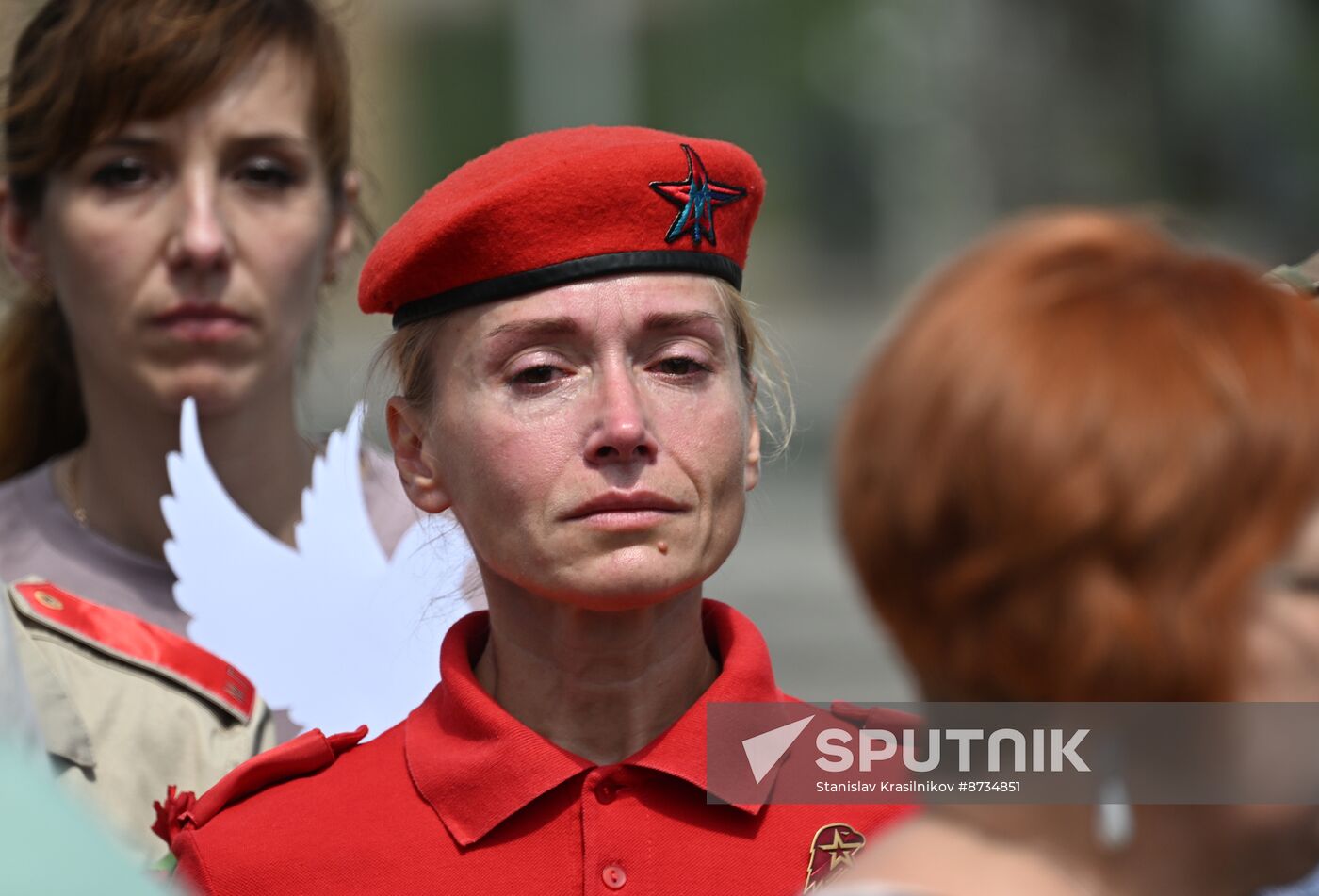 Russia Donbass War Child Victims Remembrance Day
