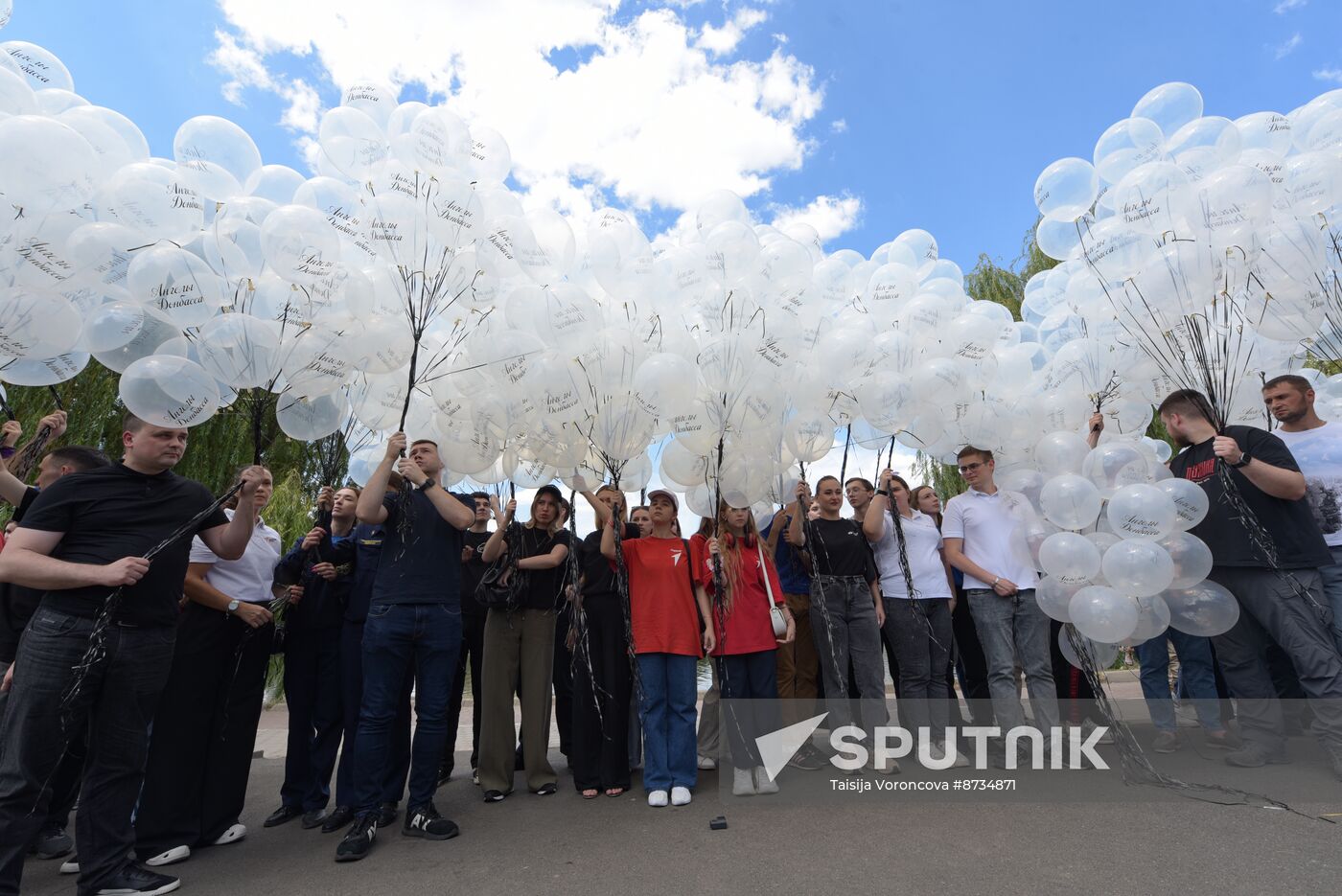 Russia Donbass War Child Victims Remembrance Day