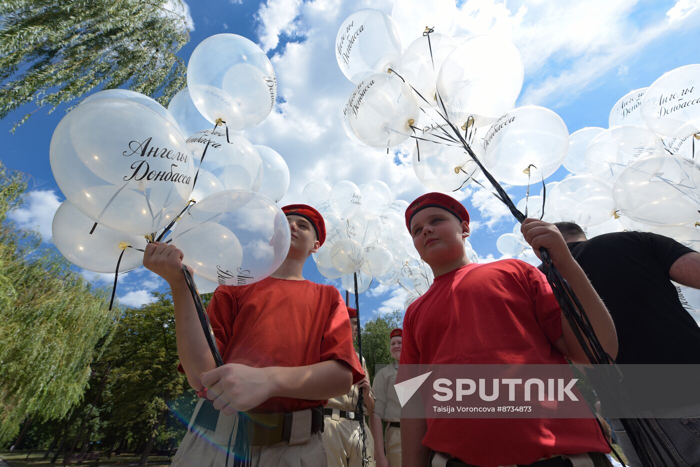 Russia Donbass War Child Victims Remembrance Day