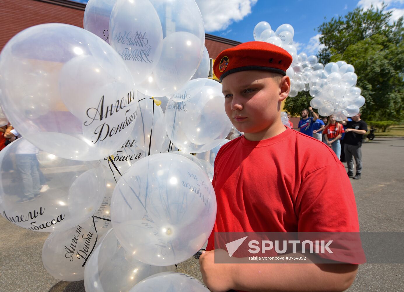 Russia Donbass War Child Victims Remembrance Day
