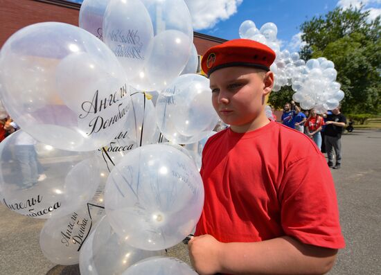 Russia Donbass War Child Victims Remembrance Day