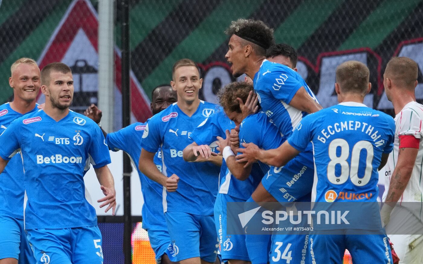 Russia Soccer Premier-League Dynamo - Lokomotiv