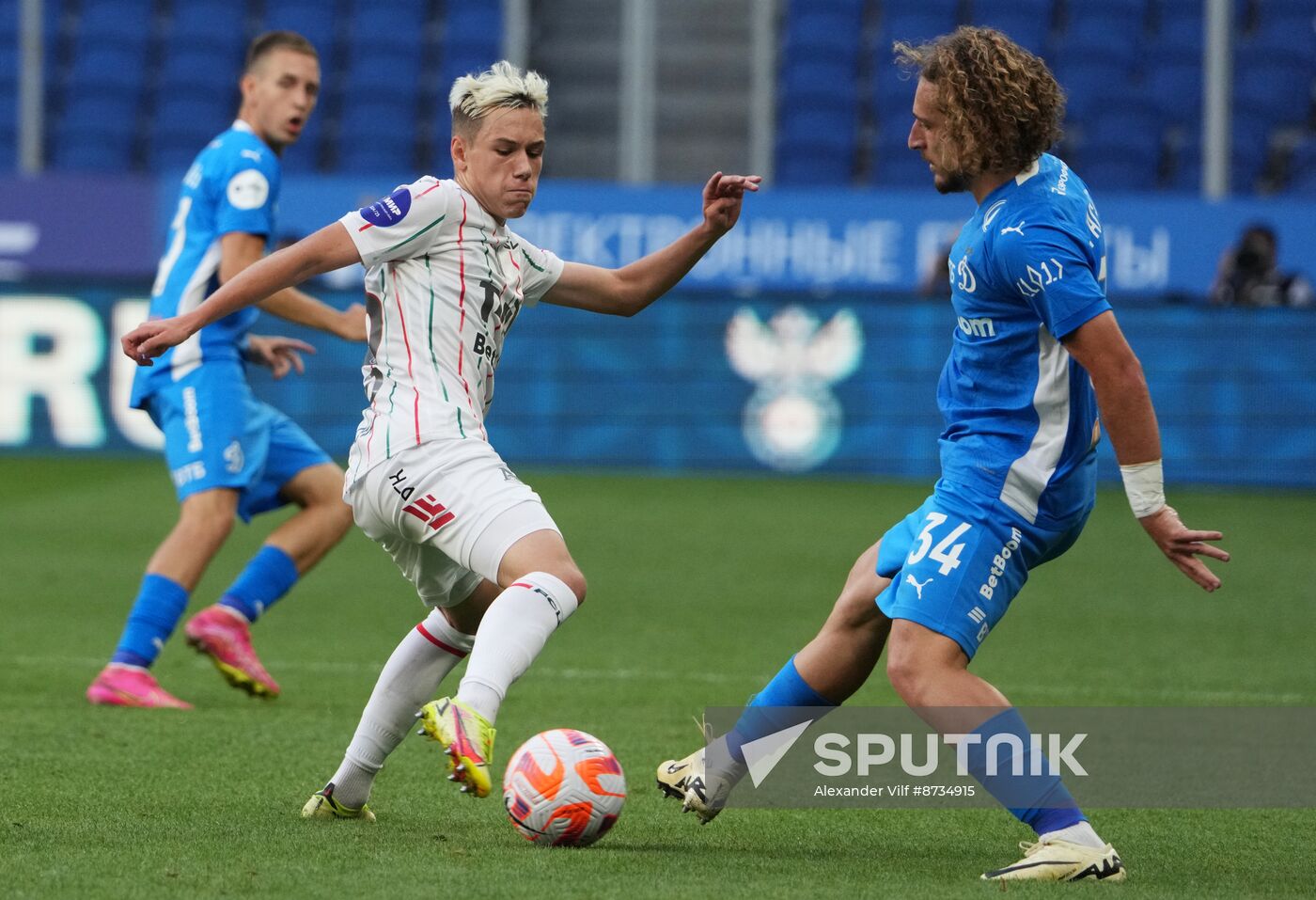 Russia Soccer Premier-League Dynamo - Lokomotiv