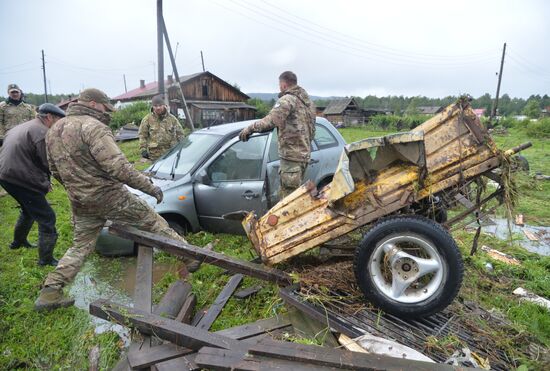 Russia Dam Breach Aftermath
