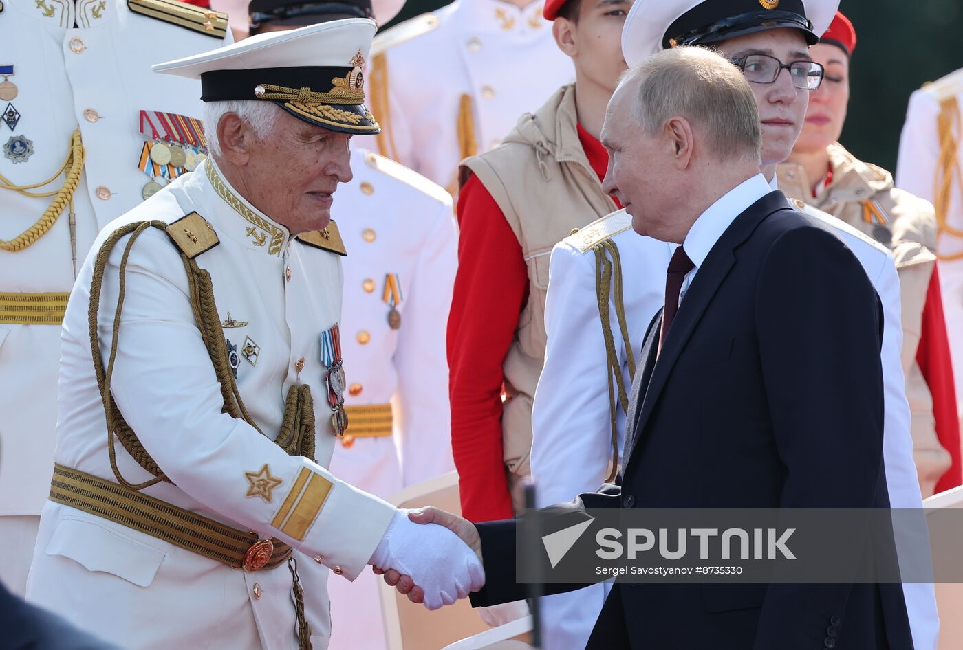 Russia Putin Navy Day Parade