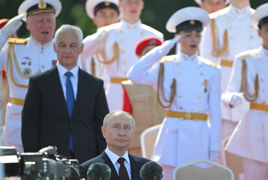 Russia Putin Navy Day Parade