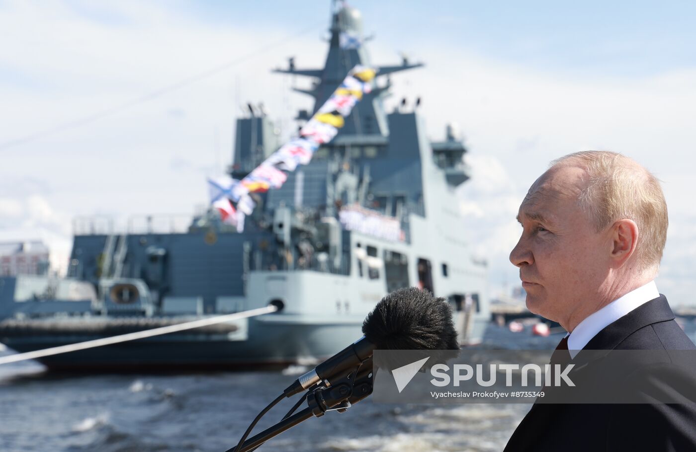 Russia Putin Navy Day Parade