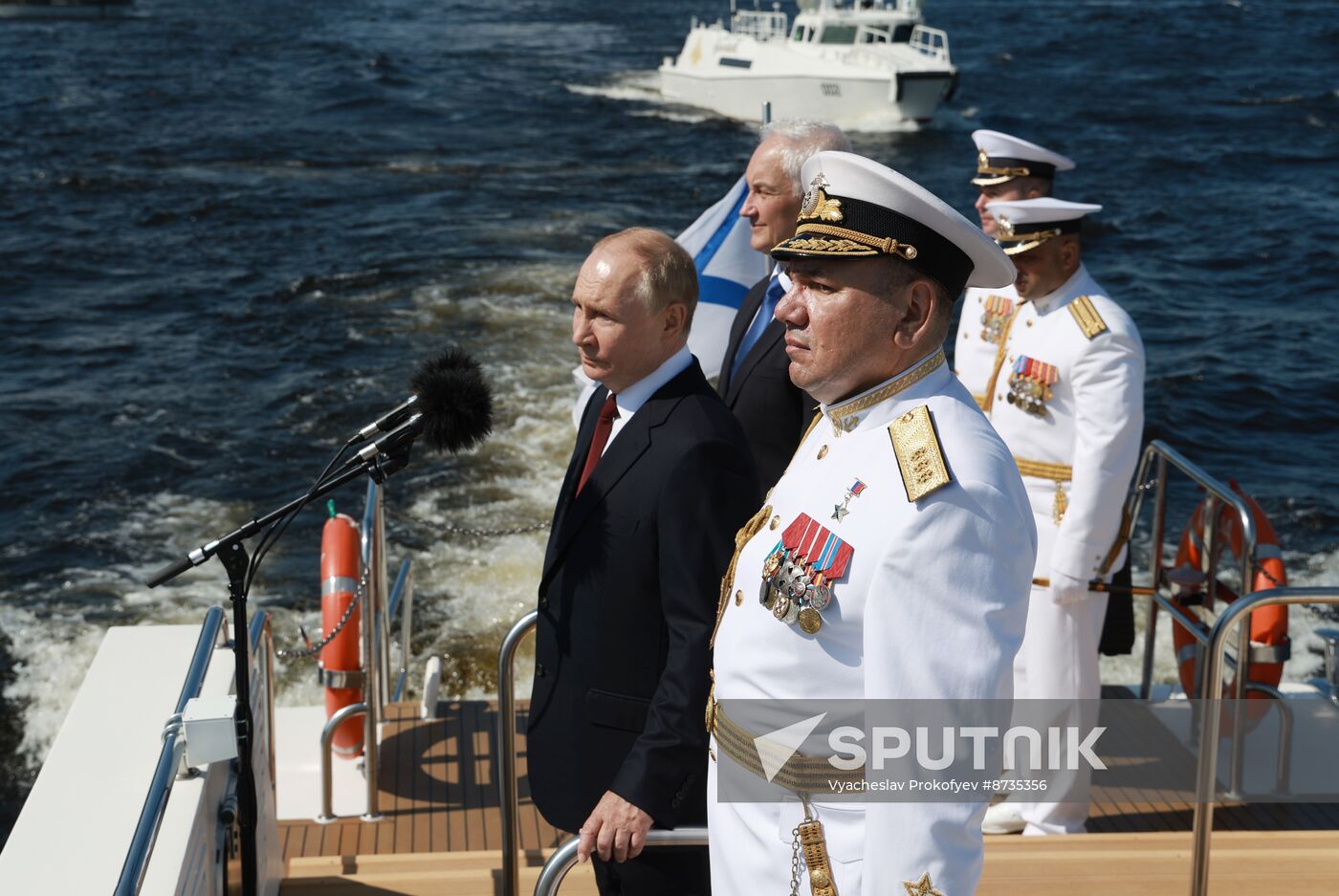 Russia Putin Navy Day Parade