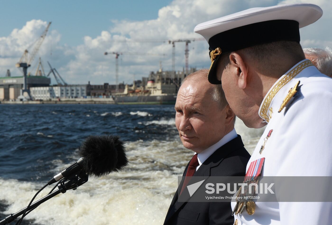 Russia Putin Navy Day Parade