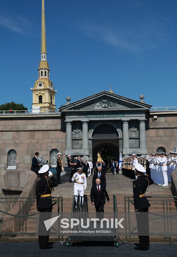 Russia Putin Navy Day Parade