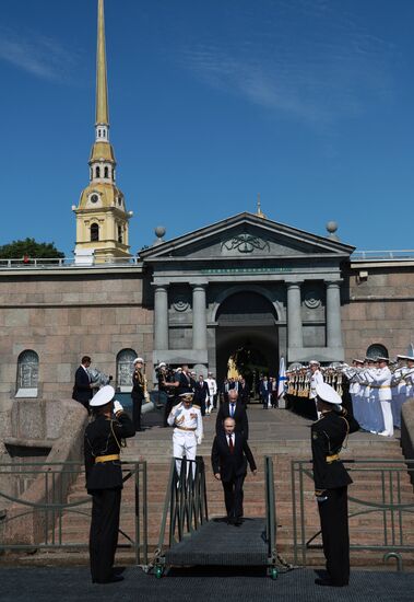 Russia Putin Navy Day Parade