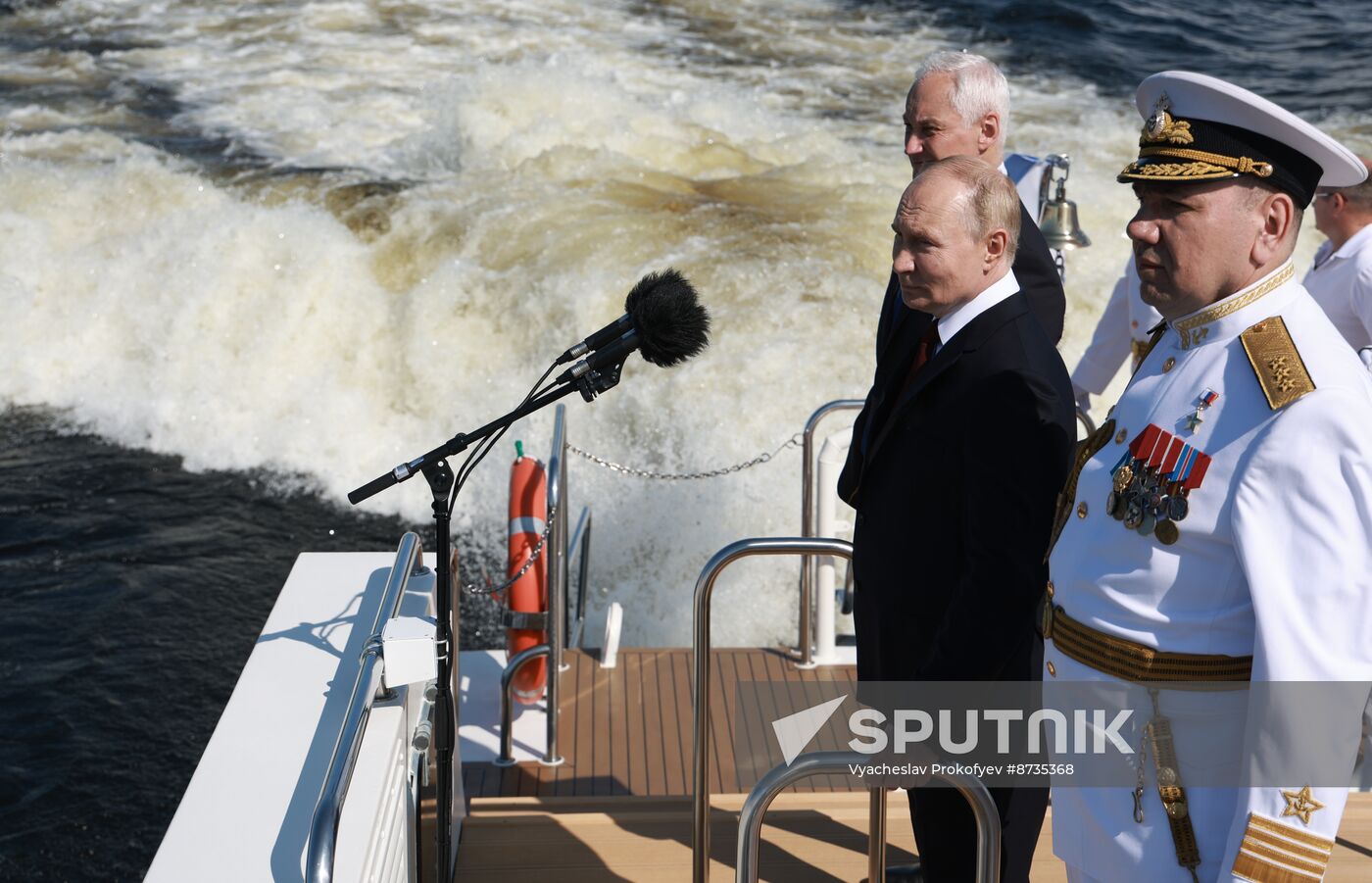 Russia Putin Navy Day Parade